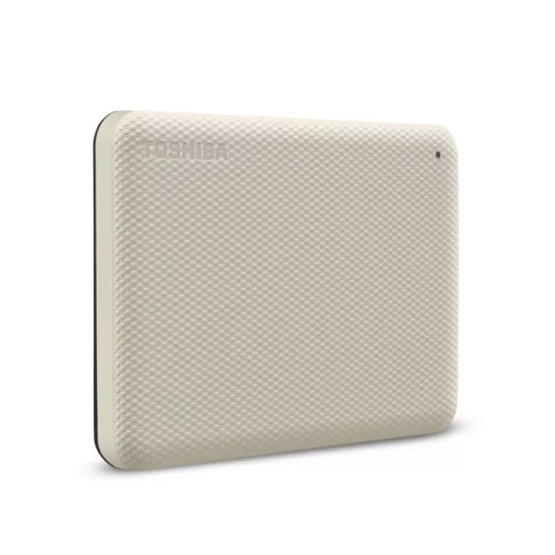 Toshiba Externe Festplatte – Canvio Advanced – 2 TB – USB 3.2 Gen 1 – 2,5 Zoll Hellbeige