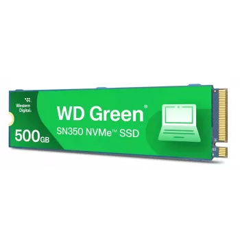 WESTERN DIGITAL SSD - WD Grün SN350 - 500GB - PCIe Gen3 x4 - M.2 2280 - TLC