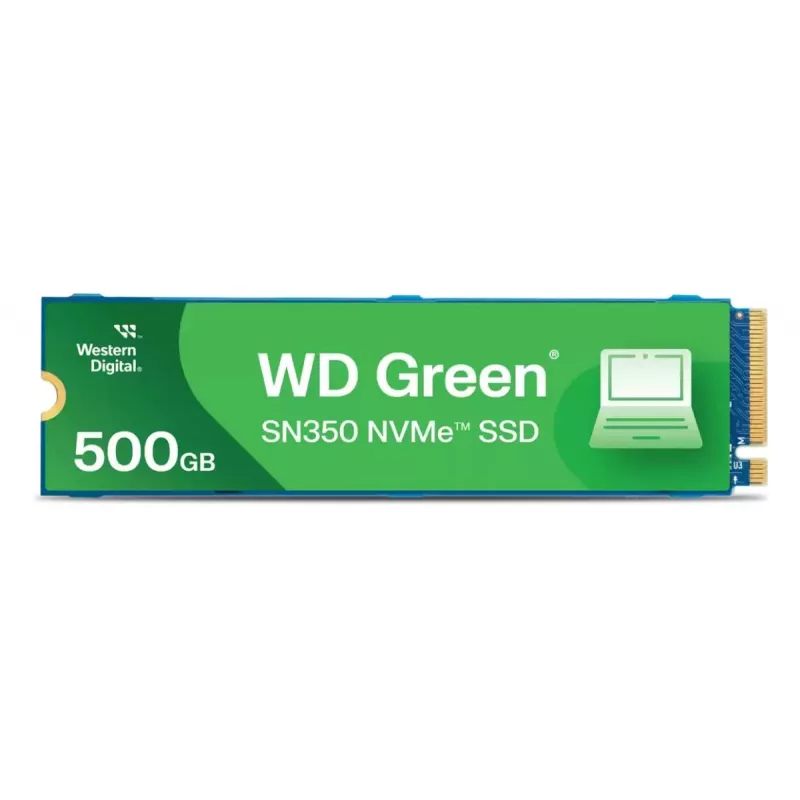 WESTERN DIGITAL SSD - WD Grün SN350 - 500GB - PCIe Gen3 x4 - M.2 2280 - TLC