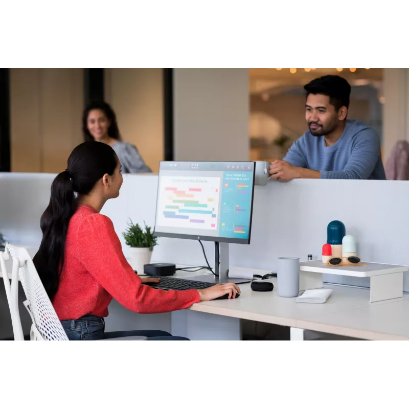 HP E-Series E24 G4 FHD Monitor, 60,5 cm (23,8 Zoll), 1920 x 1080 Pixel, Full HD, LCD, 5 ms, Schwarz