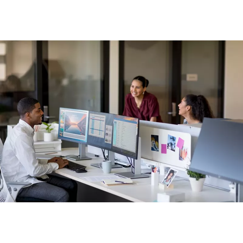 HP E-Series E24 G4 FHD Monitor, 60,5 cm (23,8 Zoll), 1920 x 1080 Pixel, Full HD, LCD, 5 ms, Schwarz