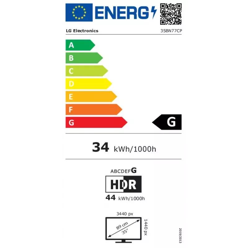 LG 35BN77CP-B.AEU Computer Monitor 88,9 cm (35 Zoll) 3440 x 1440 Quad HD LED Schwarz