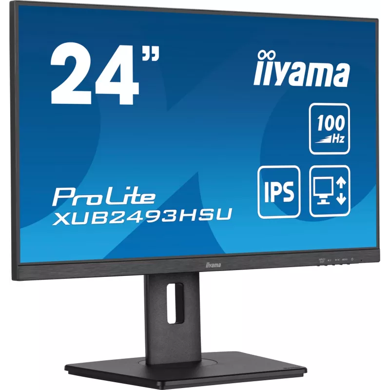 iiyama ProLite XUB2493HSU-B6 Computer Monitor 60,5 cm (23,8 Zoll) 1920 x 1080 Pixel Full HD LED Schwarz