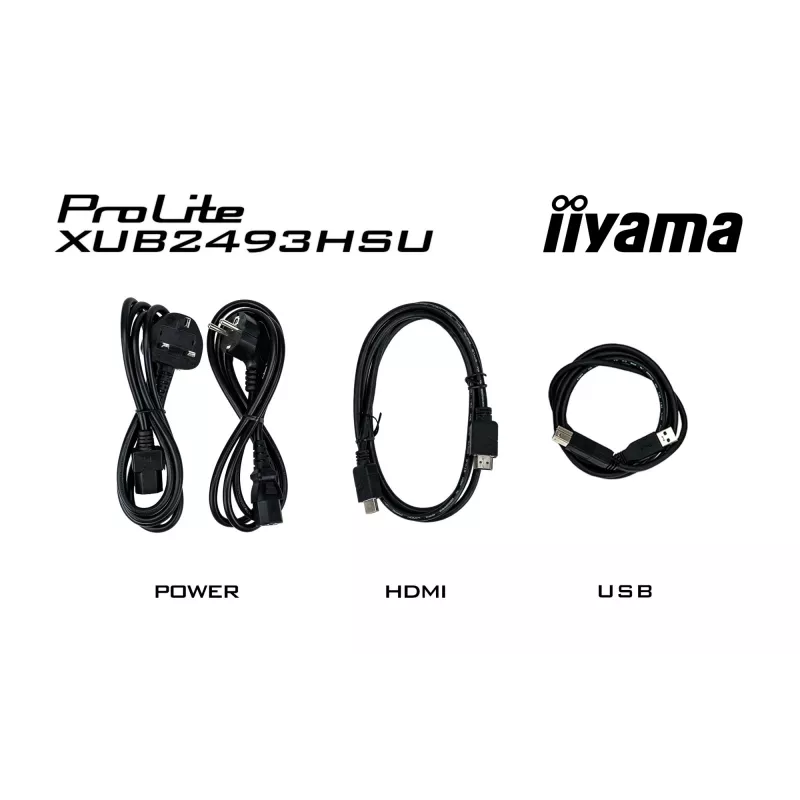 iiyama ProLite XUB2493HSU-B6 Computer Monitor 60,5 cm (23,8 Zoll) 1920 x 1080 Pixel Full HD LED Schwarz