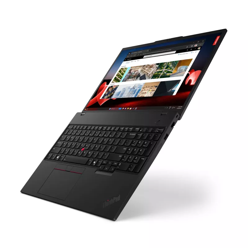 Lenovo ThinkPad T16 Gen 3 Intel Core Ultra 5 125U Laptop 40,6 cm (16 Zoll) WUXGA 16 GB DDR5-SDRAM 512 GB SSD Wi-Fi 6E (802.11ax) Windows 11 Pro Deutsch Schwarz
