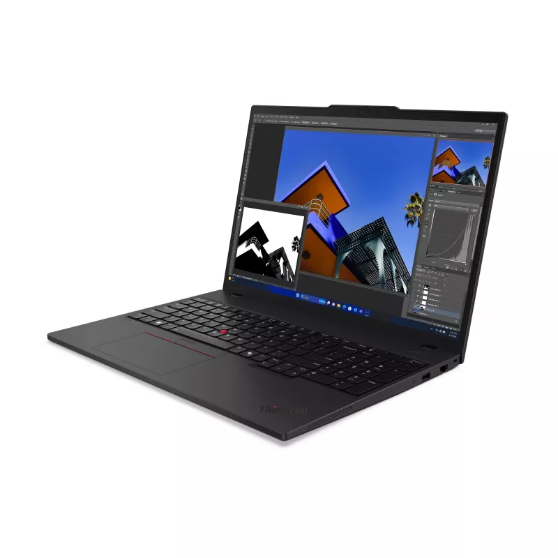 Lenovo ThinkPad T16 Gen 3 Intel Core Ultra 5 125U Laptop 40,6 cm (16 Zoll) WUXGA 16 GB DDR5-SDRAM 512 GB SSD Wi-Fi 6E (802.11ax) Windows 11 Pro Deutsch Schwarz