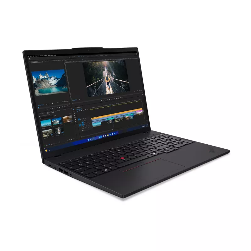 Lenovo ThinkPad T16 Gen 3 Intel Core Ultra 5 125U Laptop 40,6 cm (16 Zoll) WUXGA 16 GB DDR5-SDRAM 512 GB SSD Wi-Fi 6E (802.11ax) Windows 11 Pro Deutsch Schwarz