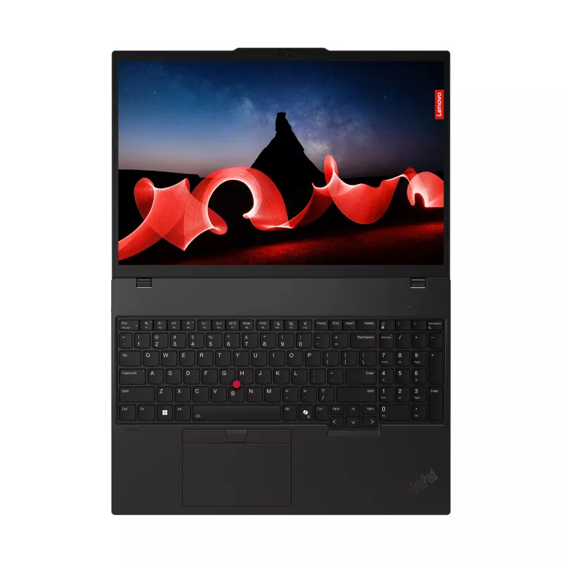 Lenovo ThinkPad T16 Gen 3 Intel Core Ultra 5 125U Laptop 40,6 cm (16 Zoll) WUXGA 16 GB DDR5-SDRAM 512 GB SSD Wi-Fi 6E (802.11ax) Windows 11 Pro Deutsch Schwarz