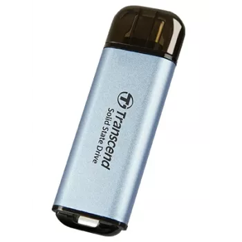 TRANSCEND Esd300c – 1 TB Tragbare SSD – USB Typ-C – 3D-NAND-Flash – Himmelblau