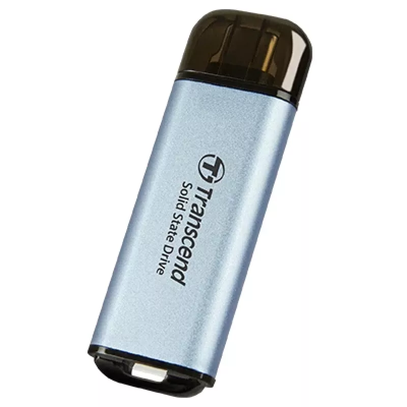 TRANSCEND Esd300c – 1 TB Tragbare SSD – USB Typ-C – 3D-NAND-Flash – Himmelblau