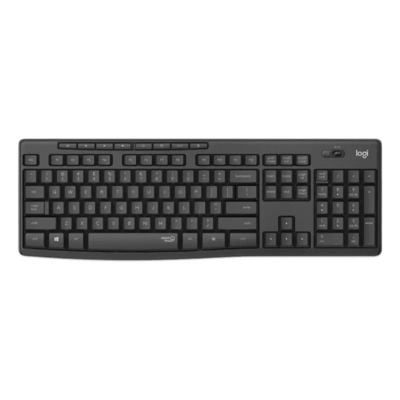 LOGITECH MK295 Leise Funk-Tastatur/Maus-Kombination - Graphit - Qwertz Swiss/Lux