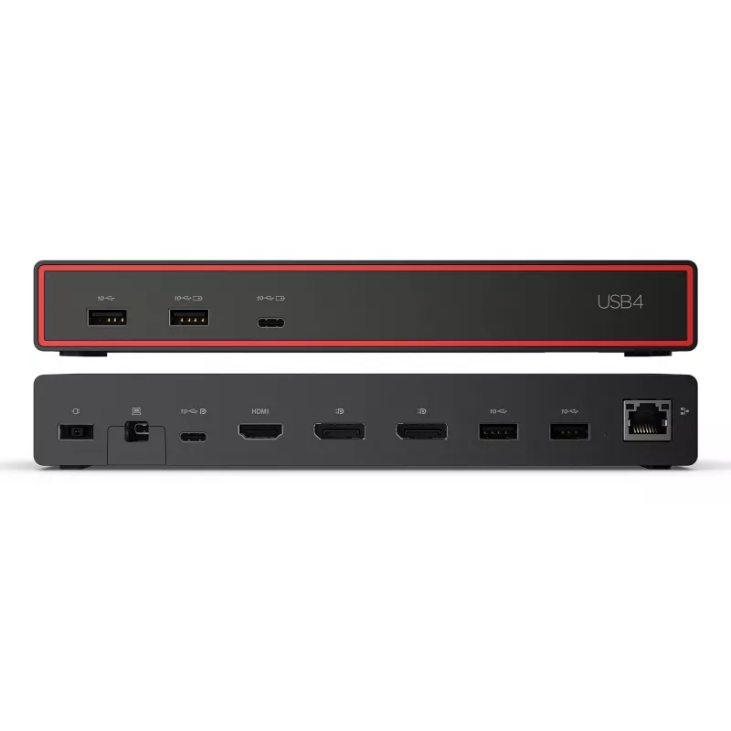 Lenovo ThinkPad USB4 Dock 5000 Kabelgebunden Thunderbolt 4 Schwarz