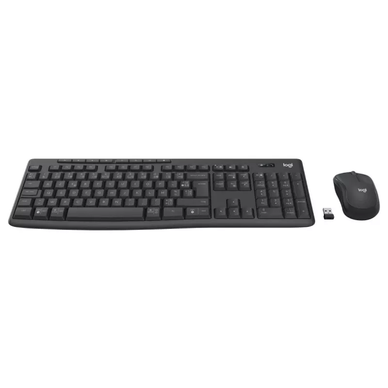 Logitech MK370 Combo for Business – Kabellose Tastatur und Maus in voller Größe