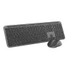 LOGITECH Signature schlank Combo Mk950 - Wireless Tastatur/Maus - Graphite - Qwerty US/Int'l