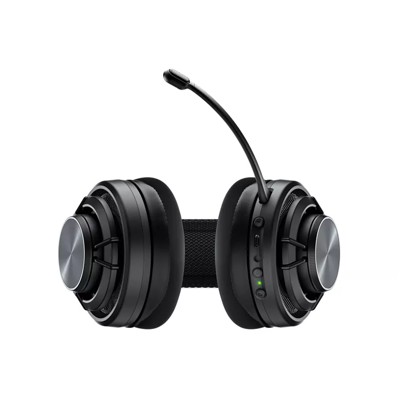 Turtle Beach Atlas Air kabelloses Open-Back-PC-Gaming-Headset mit 24-Bit-High-Fidelity-Audio, Broadcast-Mikrofon, schwebender Ohrmuschel, Memory-Schaumstoff-Polstern und Bluetooth für PC