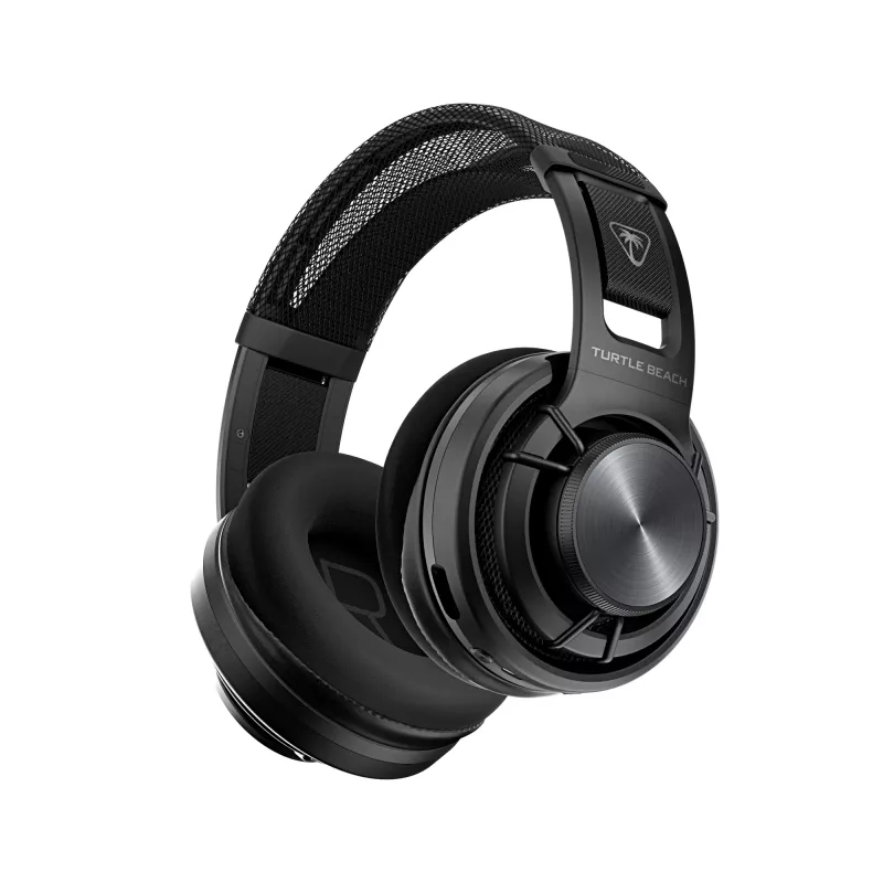 Turtle Beach Atlas Air kabelloses Open-Back-PC-Gaming-Headset mit 24-Bit-High-Fidelity-Audio, Broadcast-Mikrofon, schwebender Ohrmuschel, Memory-Schaumstoff-Polstern und Bluetooth für PC
