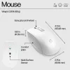 Drahtloses Tastatur- und Maus-Set HP 655 Vollformat Weiß