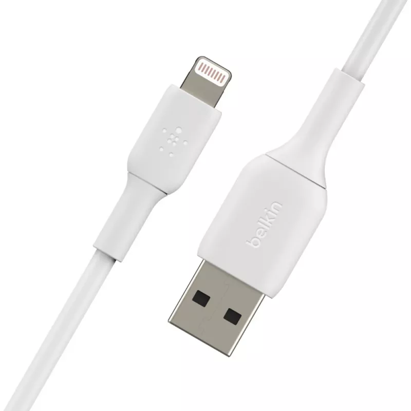 BELKIN Lightning auf USB-A Kabel 1m Weiß