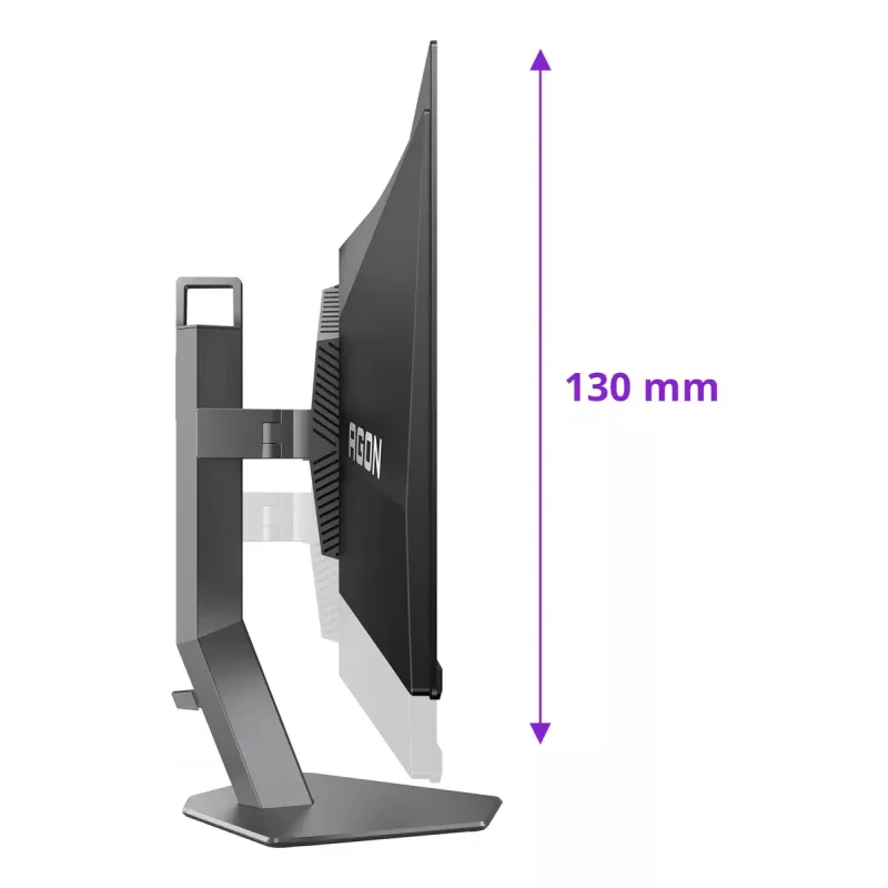 AOC AGON PRO AG276QKD2 Computermonitor 67,3 cm (26,5 Zoll) 2560 x 1440 Pixel Quad HD QD-OLED Schwarz, Grau