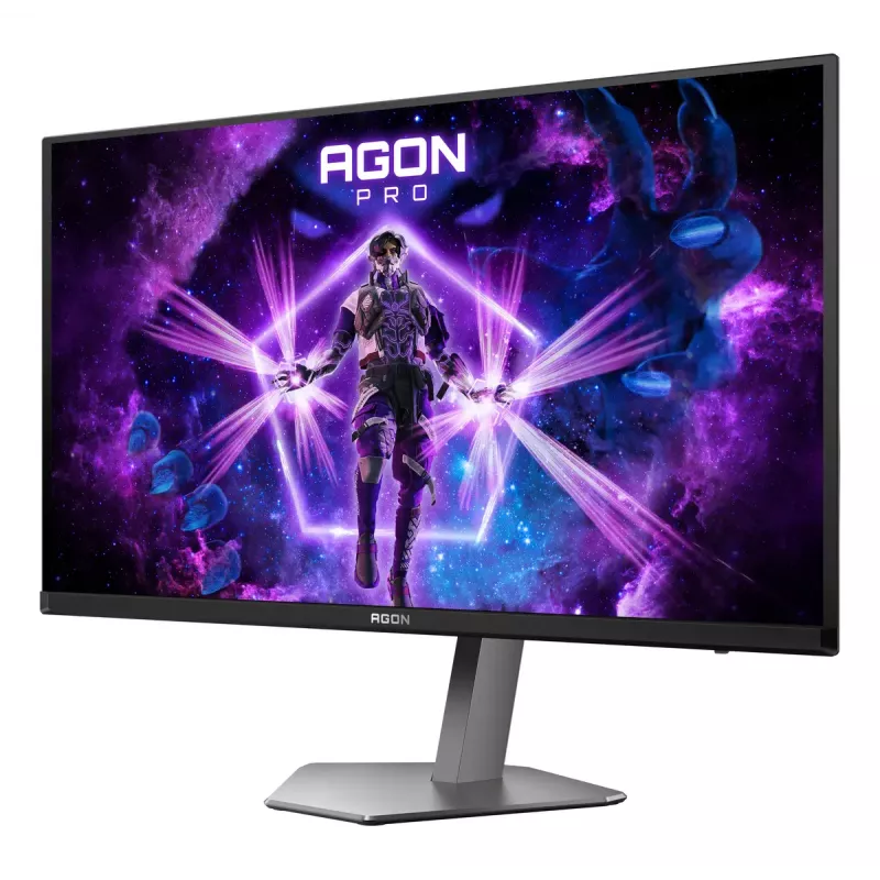 AOC AGON PRO AG276QKD2 Computermonitor 67,3 cm (26,5 Zoll) 2560 x 1440 Pixel Quad HD QD-OLED Schwarz, Grau