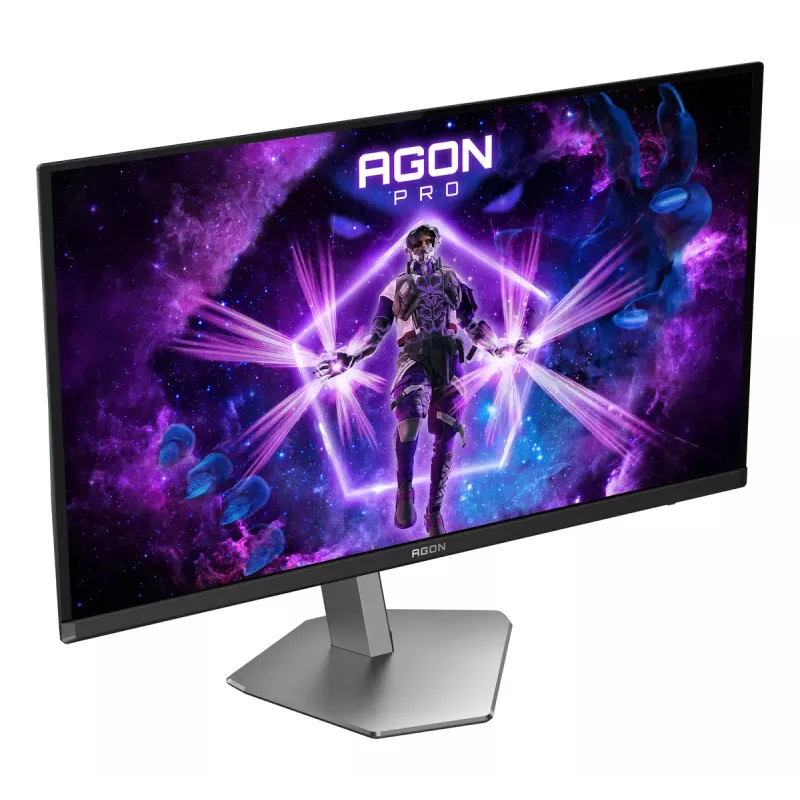 AOC AGON PRO AG276QKD2 Computermonitor 67,3 cm (26,5 Zoll) 2560 x 1440 Pixel Quad HD QD-OLED Schwarz, Grau
