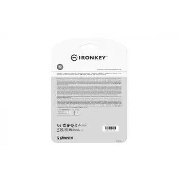 Kingston Technology IronKey 64GB Vault Privacy 50 AES-256 verschlüsselt, FIPS 197
