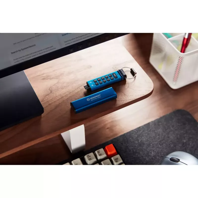 Kingston Technology IronKey 256GB USB-C Keypad 200C, FIPS 140-3 Level 3 AES-256