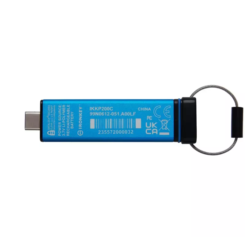 Kingston Technology IronKey 256GB USB-C Keypad 200C, FIPS 140-3 Level 3 AES-256