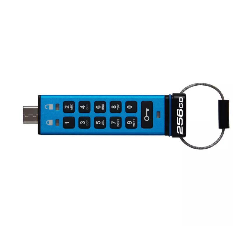 Kingston Technology IronKey 256GB USB-C Keypad 200C, FIPS 140-3 Level 3 AES-256