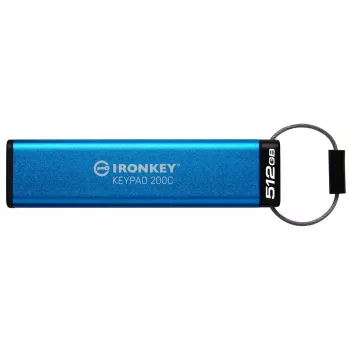 Kingston Technology IronKey 512GB USB-C Keypad 200C, FIPS 140-3 Level 3 AES-256