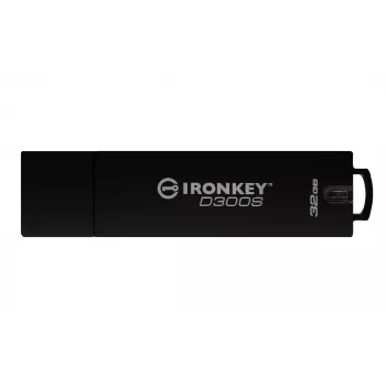 Kingston Technology IronKey 32 GB D300S AES-256-XTS-verschlüsselter USB-Stick