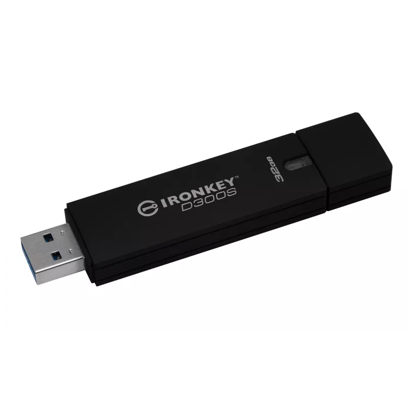Kingston Technology IronKey 32 GB D300S AES-256-XTS-verschlüsselter USB-Stick