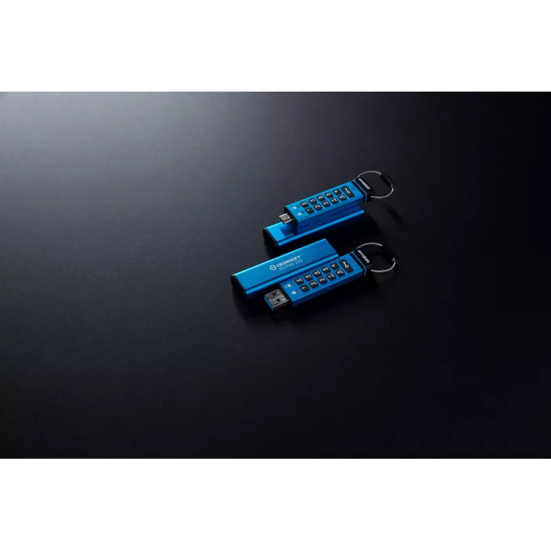 Kingston Technology IronKey 128GB Keypad 200, FIPS 140-3 Level 3, AES-256 Hardware-verschlüsselt