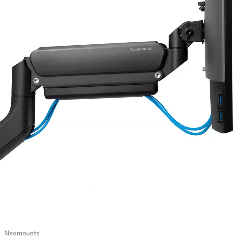 Neomounts DS70-450BL1 Monitorarm 17-42 Zoll - Gasfeder - Topfix - 180°-Stopp