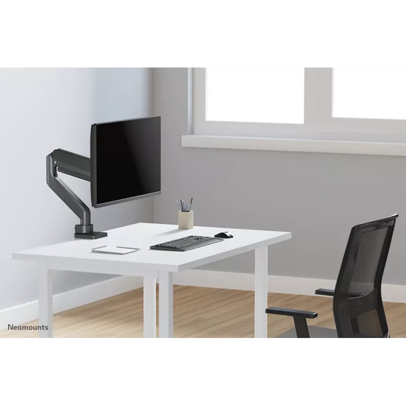 Neomounts DS70-450BL1 Monitorarm 17-42 Zoll - Gasfeder - Topfix - 180°-Stopp