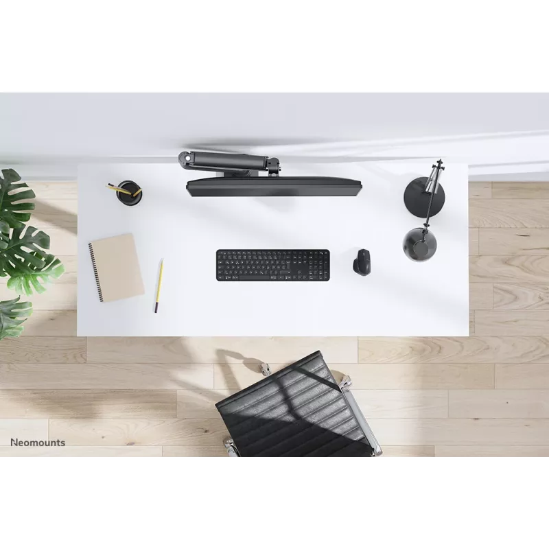 Neomounts DS70-450BL1 Monitorarm 17-42 Zoll - Gasfeder - Topfix - 180°-Stopp