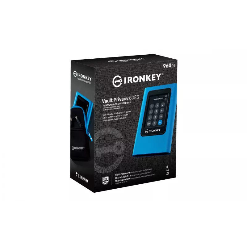 Kingston Technology IronKey 960GB Vault Privacy 80 XTS-AES 256-bit Verschlüsselte Externe SSD