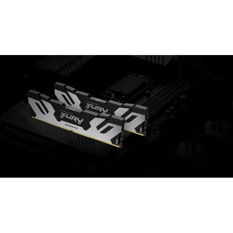 Kingston Technology FURY 32GB 6400MT/s DDR5 CL32 DIMM (Kit of 2) Renegade Silver