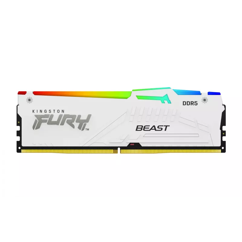 Kingston Technology FURY Beast 32GB 6000MT/s DDR5 CL30 DIMM Weiß RGB EXPO