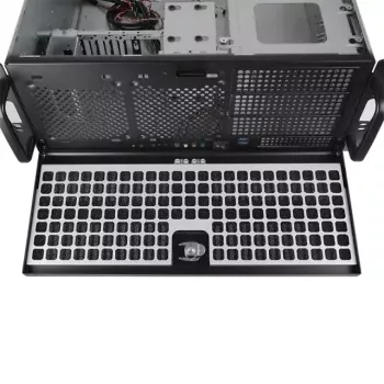 Chieftec UNC-409S-B-OP Computergehäuse, Rack, Schwarz