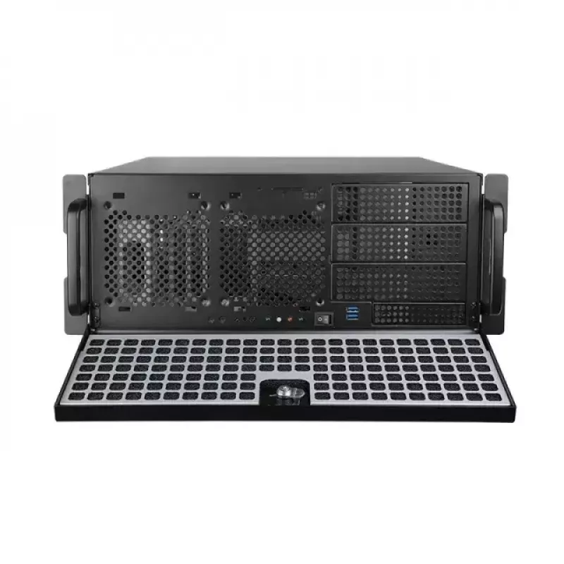 Chieftec UNC-409S-B-OP Computergehäuse, Rack, Schwarz