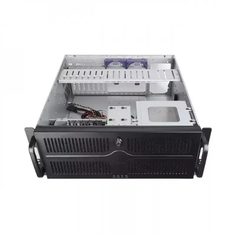 Chieftec UNC-409S-B-OP Computergehäuse, Rack, Schwarz