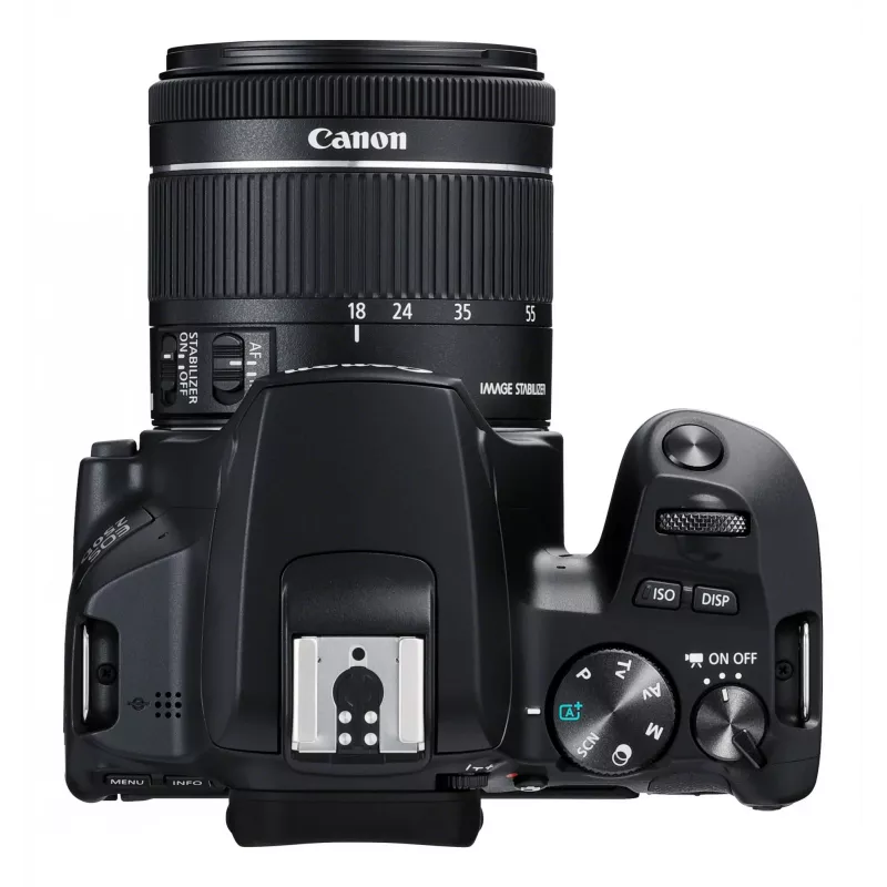Canon EOS 250D+EF-S 18-55mm SLR-Kamera-Kit 24,1 MP CMOS 6000 x 4000 Pixel Schwarz