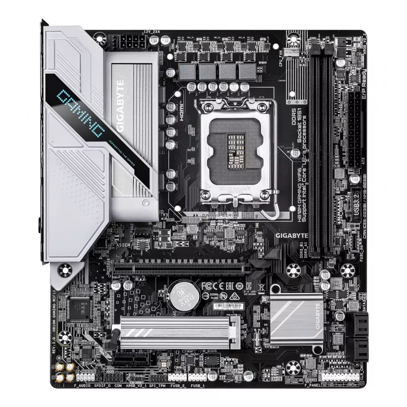 Motherboard GIGABYTE H810M GAMING WIFI6, Intel Core Ultra, LGA 1851, Micro ATX