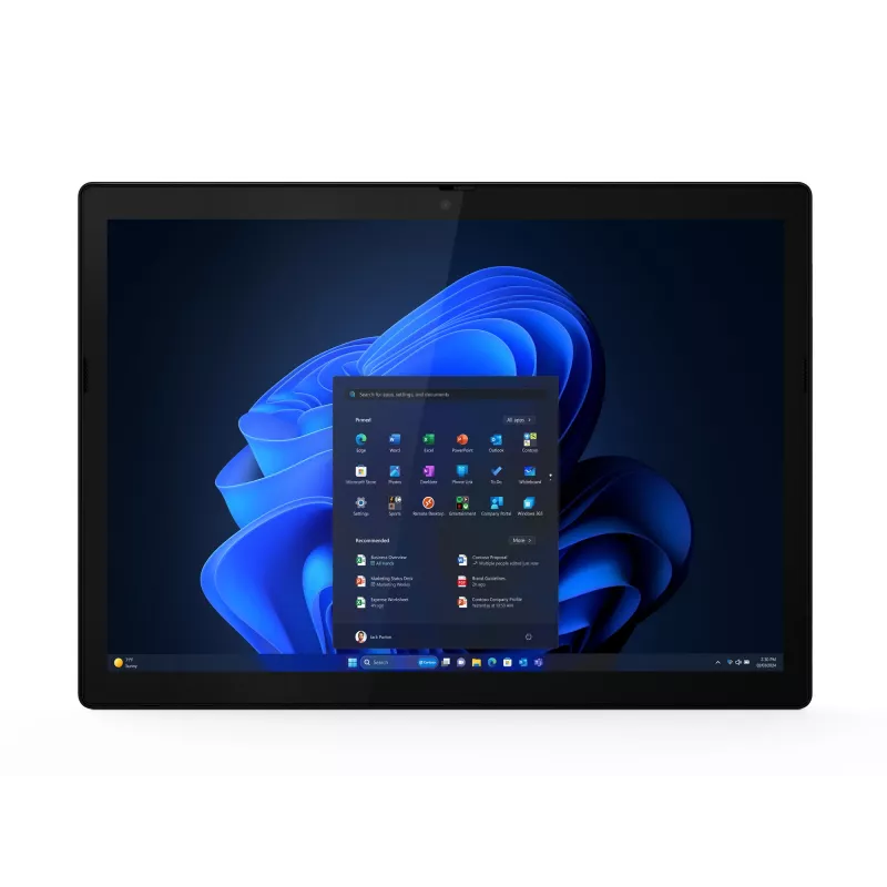Lenovo ThinkPad X12 Detachable Gen 2 Intel Core Ultra 5 134U Hybrid (2-in-1) 31,2 cm (12,3 Zoll) Touchscreen Full HD+ 16 GB LPDDR5x-SDRAM 512 GB SSD Wi-Fi 6E (802.11ax) Windows 11 Pro Deutsch Schwarz