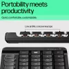 HP 435 Programmierbare kabellose Tastatur, Bluetooth, Schwarz