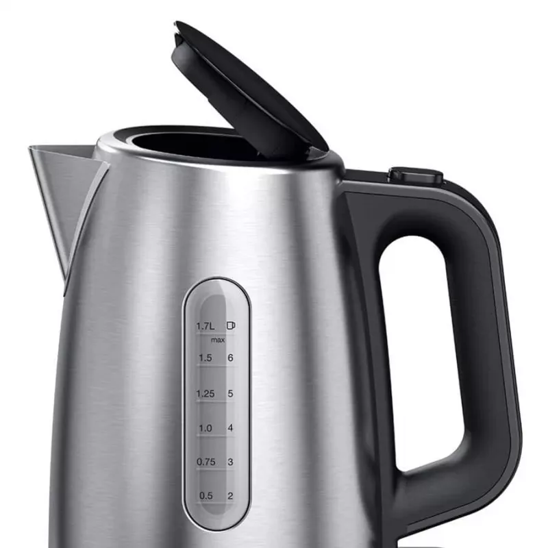 Braun PurShine WK102AI-WK1500BK Wasserkocher 1,7 L 2200 W Schwarz, Edelstahl