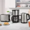 Braun PurShine WK102AI-WK1500BK Wasserkocher 1,7 L 2200 W Schwarz, Edelstahl