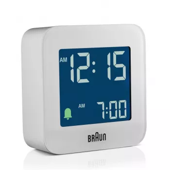 Braun BC08 Digitaler Wecker Weiß