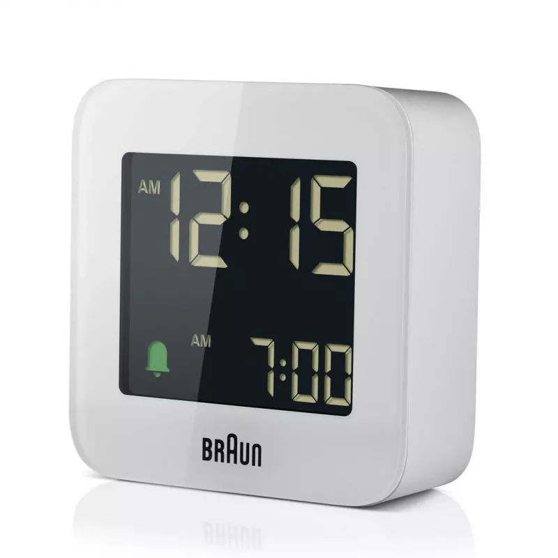 Braun BC08 Digitaler Wecker Weiß
